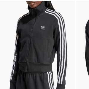 Adidas three stripe rib track jacket